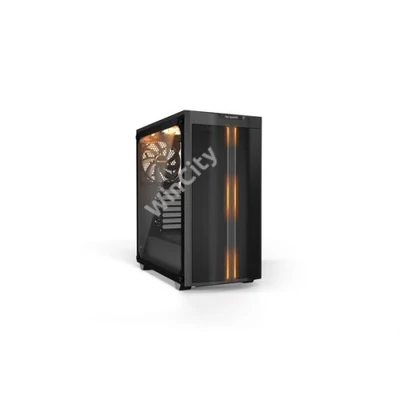 Be Quiet! Számítógépház - Pure Base 500DX Black (ATX, edzett üveg oldallap, fekete)