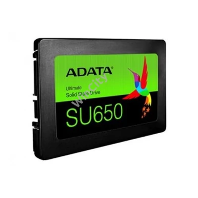 ADATA SSD 1TB - SU650 (3D TLC, 2,5", SATA3, R/W: 520/450 MB/s)