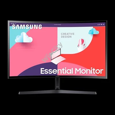 Samsung Monitor 23,5" - S24C360EAU (VA, 1920x1080, 16:9, FHD, 75HZ, 250cd/m2, 4ms, Ívelt)