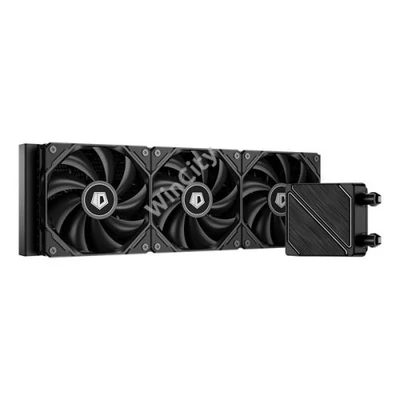 ID-Cooling CPU Water Cooler - DASHFLOW 360 BASIC BLACK (25dB; max. 140,16 m3/h; 3x12cm, fehér)