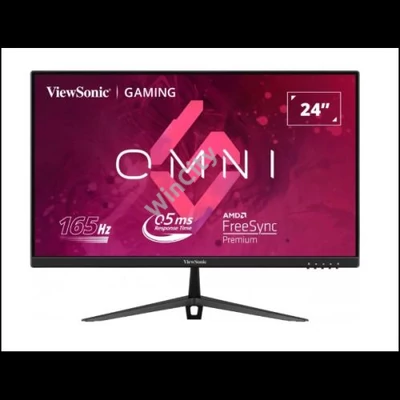 ViewSonic Gamer Monitor 24" - VX2428 (IPS, 16:9, 1920x1080, 180Hz, 0,5ms, 250cd/m2, 2xHDMI, DP, VESA, SPK)