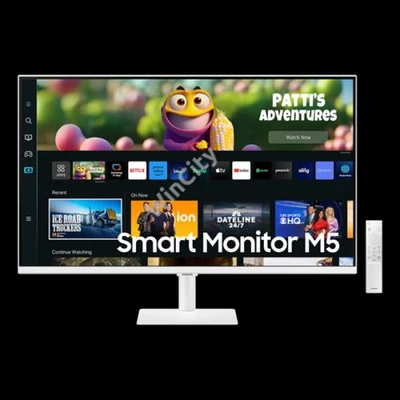 Samsung Monitor 32" - LS32CM501EU (VA, 1920x1080, 16:9, 60HZ, 250cd/m2, 4ms, Smart, Flat)