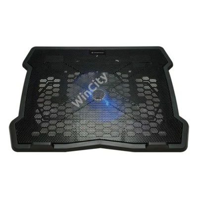 Conceptronic Notebook Hűtőpad 15,6"-ig - THANA05B (USB, 1x12,5cm, állítható magasság, csúszásmentes, fekete)