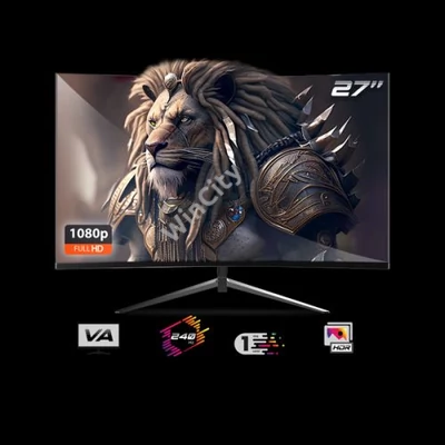 Spirit of Gamer Monitor 27" - EPIC 27" (VA, 16:9, 1920x1080, 1ms, 240 Hz, 300 cd/m2, 3000:1, HDMI/DP/3,5 mm Jack)