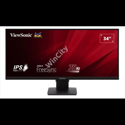 ViewSonic Monitor 34" - VA3456-MHDJ (IPS, 21:9, 3440x1440, 4ms, 420cd/m2, DP, HDMI*2, SPK, mag.áll)