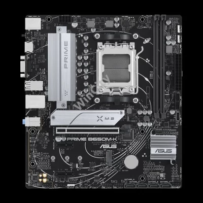 Asus Alaplap - AMD PRIME B650M-K AM5 (B650, ATX, 2xDDR5 7800+MHz, 4xSATA3, 2x M.2, HDMI+VGA)