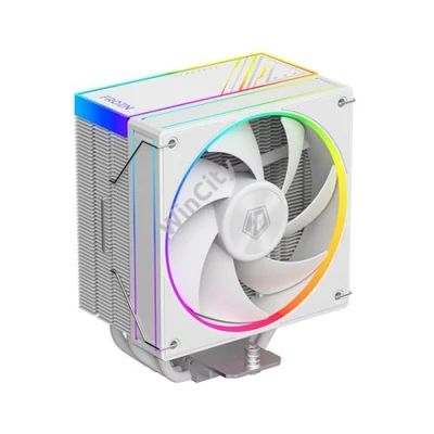 ID-Cooling CPU Cooler - FROZN A410 ARGB WHITE (29.9dB; max. 132,54 m3/h; 4pin, 4 db heatpipe, 12cm, A-RGB, PWM)