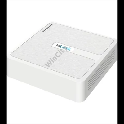 HiLook NVR rögzítő - NVR-104H-D/4P (4 csatorna, H265+, HDMI+VGA, 2xUSB, 1x Sata, 4x PoE)