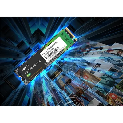 Apacer SSD AS2280P4X Series - 256GB AP256GAS2280P4X-1 (M.2 PCI-E Gen. 3, Olvasás: 2100 MB/s, Írás: 1300 MB/s)