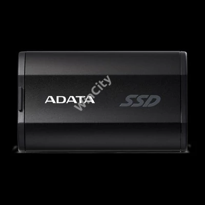 ADATA Külső SSD 500GB - SD810 (USB 3.2 Gen.2x2, R/W: 2000/2000 MB/s, IP68, Fekete)