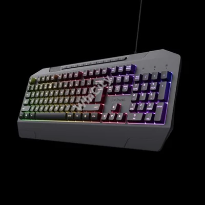 Trust Billentyűzet Gamer - GXT 836 Evocx (RGB LED háttérvilágítás; USB; fekete; magyar)