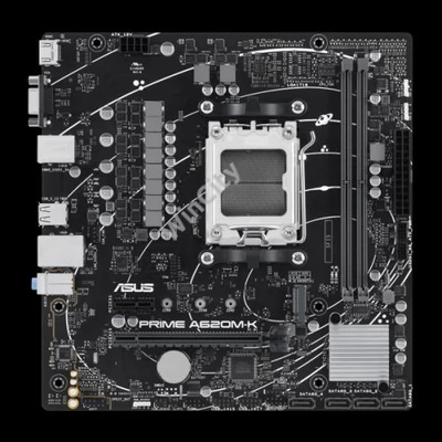 Asus Alaplap - AMD PRIME A620M-K AM5 (A620, 2xDDR5 7200+MHz, 1xGBE LAN, 1xM.2, 4xSATA3, VGA+HDMI)