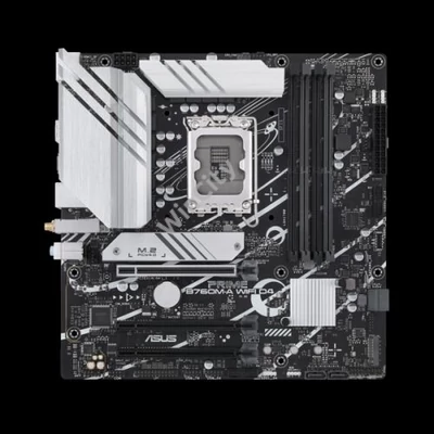 Asus Alaplap - Intel PRIME B760M-A WIFI D4 s1700 (B760, 4xDDR4 5333MHz, 4xSATA3, 2xM.2, 2xHDMI+DP)