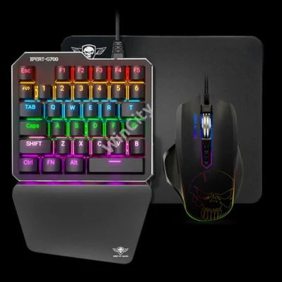 Spirit of Gamer Mechanikus Billentyűzet/Egér/Egérpad Combo - XPERT GAMEBOARD G700