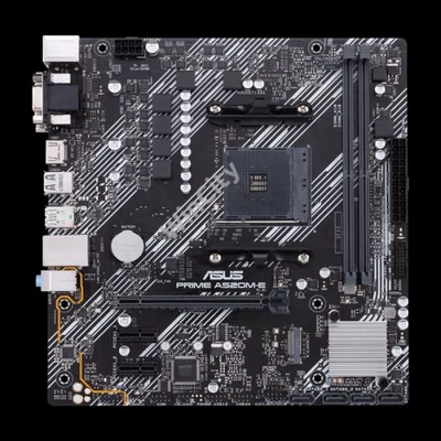 Asus Alaplap - AMD PRIME A520M-E/CSM AM4 (A520, 2xDDR4 4600MHz, 1xGBE LAN, 1xM.2, 4xSATA3, 6xUSB2.0, 7xUSB3.2)