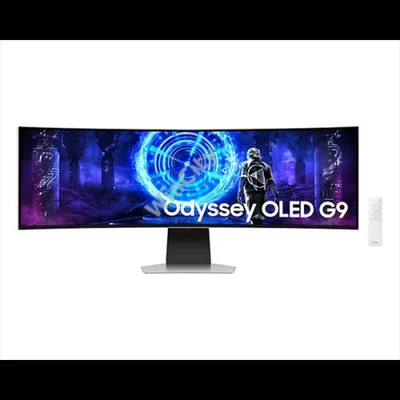 Samsung Monitor 49" - S49DG950SU (OLED, 5120x1440, 32:9, DQHD, 240HZ, 250cd/m2, 0,03ms, Ívelt)