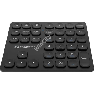 Sandberg Billentyűzet - Wireless Numeric Keypad Pro