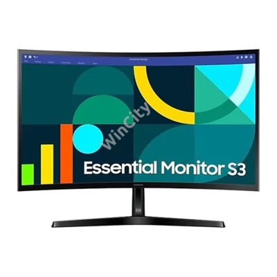 Samsung Monitor 27" - S27D366GAU (VA, 1920x1080, 16:9, FHD, 100HZ, 250cd/m2, 4ms, Ívelt)