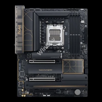 Asus Alaplap - AMD PROART X870E-CREATOR WIFI AM5 (X870, ATX, 4xDDR5 8000+MHz, 4xSATA3, 4x M.2, HDMI+USB4)