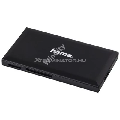 Kártyaolvasó Hama 181018 "Slim" USB 3.0 superspeed fekete multi 