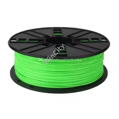 3D nyomtató kellékanyag Gembird 3DP-PLA1.75-01-FG PLA Fluorescent Green 1,75mm 1kg