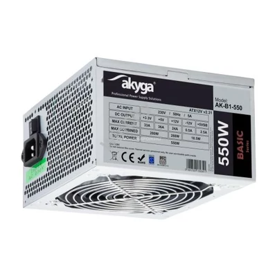 Tápegység 550W Akyga AK-B1-550 ATX