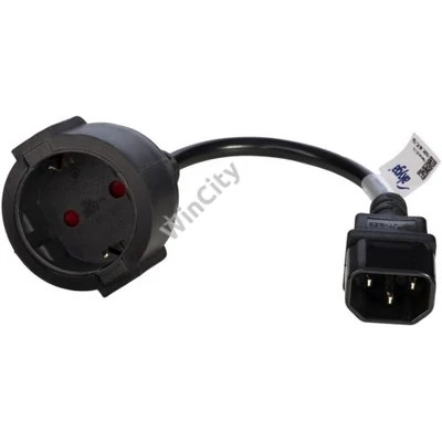 Adapter Akyga AK-PC-10A Schuko CEE 7/4 - IEC C14 15cm