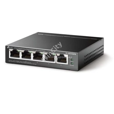 Switch TP-LINK 5x1000Mbps (4xPOE+), TL-SG105PE