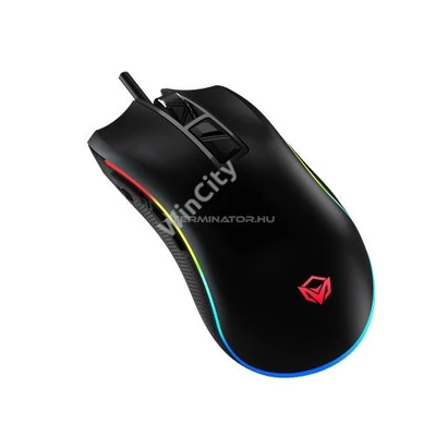 Egér Meetion MT-G3330 RGB Gaming fekete