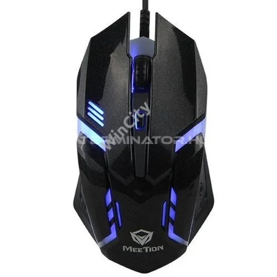Egér Meetion MT-M371 Gaming USB fekete