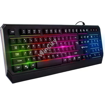 Billentyűzet Meetion MT-K9320 gaming RGB, USB, HUN, fekete