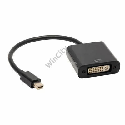 Adapter Akyga AK-AD-37 DVI-F/miniDisplayPort fekete (0,15m)