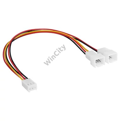 Adapter Akyga AK-CA-52 3-pin / 2 x 3-pin