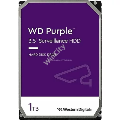 HDD 1TB WD WD11PURZ 3,5" SATA3 5400rpm 64MB Purple