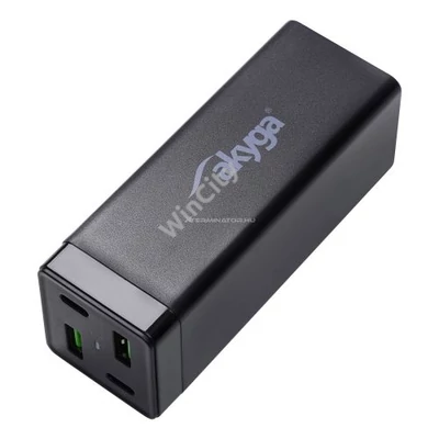 Hálózati töltő Akyga AK-CH-17 Charge Brick 2x USB-A + 2x USB-C PD 5-20 V / max 3.25A 65W Quick Charge 4+