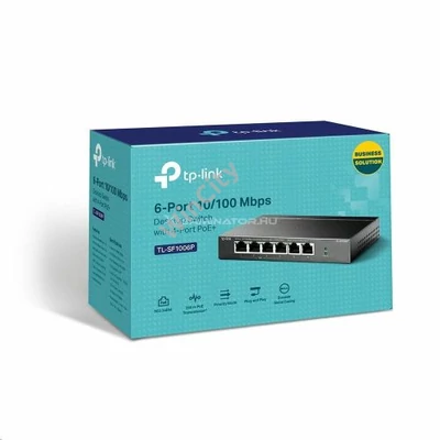 Switch TP-Link TL-SF1006P 6port 10/100Mbps with 4port PoE+