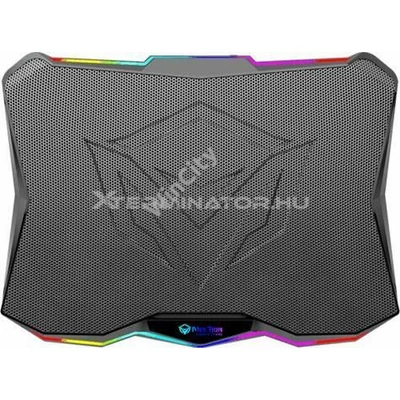 Hűtőpad Meetion CP4040 RGB Notebook Hűtőpad fekete