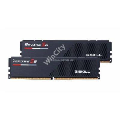 RAM G.SKILL Ripjaws S5 DDR5 6000MHz CL36 32GB Kit2(2x16GB) Intel XMP Black