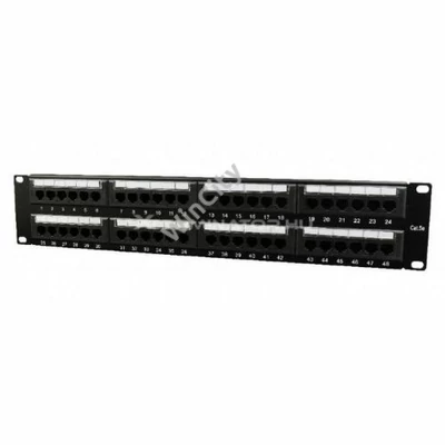 Patch Panel Gembird NPP-C648CM-001 48-portos 2U Cat6