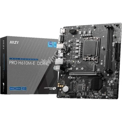 Alaplap MSI PRO H610M-E DDR4