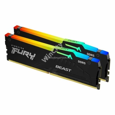 RAM Kingston Fury Beast RGB DDR5 CL36 5600MHz Kit(2x8GB) Black