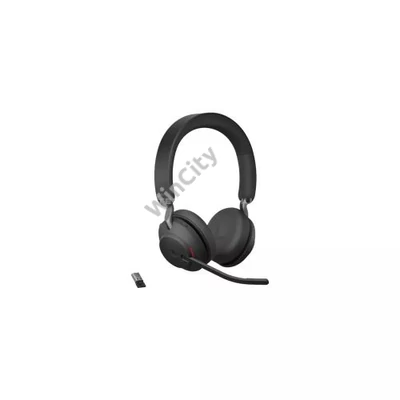 Fejhallgató Jabra Evolve2 65 USB-A MS Teams Stereo Black