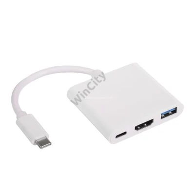 Hub Akyga AK-AD-57 USB type C / USB 3.0 / USB type C / HDMI