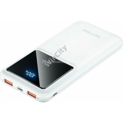 Powerbank Vention 10000mAh 22,5W Portable Power Bank White