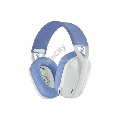 Fejhallgató Logitech G435 Lightspeed Wireless Bluetooth Gaming Headset White/Blue