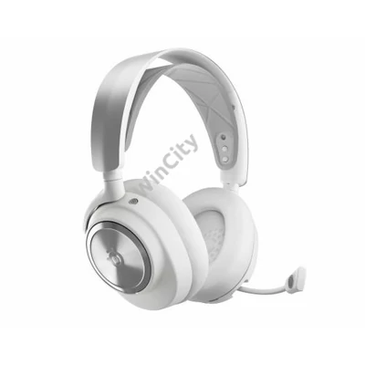 Fejhallgató Steelseries Arctis Nova Pro Wireless Bluetooth Gaming Headset White