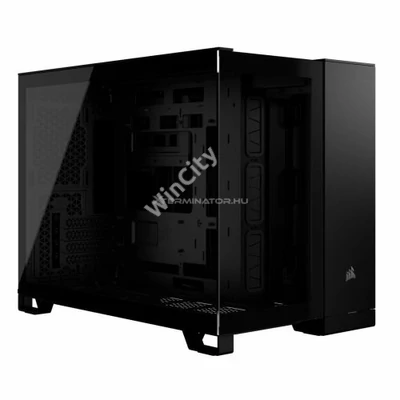 Ház Corsair 2500X Tempered Glass Black