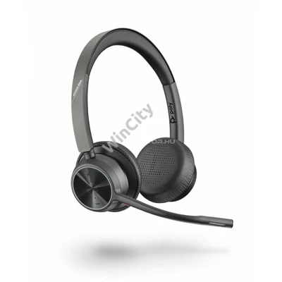 Fejhallgató Poly Plantronics Voyager 4320 UC Bluetooth Headset Black