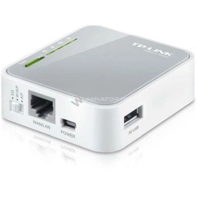 TP-LINK TL-MR3020 3G WiFi router 150M hordozható 