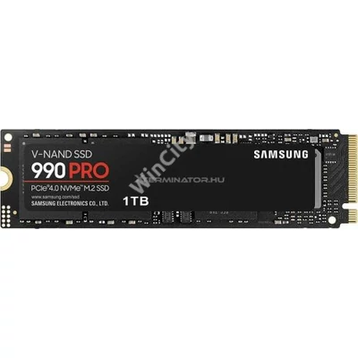 SSD 1TB Samsung 990 Pro M.2 NVMe SSD meghajtó 5 év garanciával
